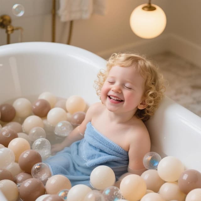 Detalle 2 de GOGOSO Phthalate-Free & BPA-Free Crush-Proof Ball Pit Balls (Coffee Brown Beige, 200-Pack)