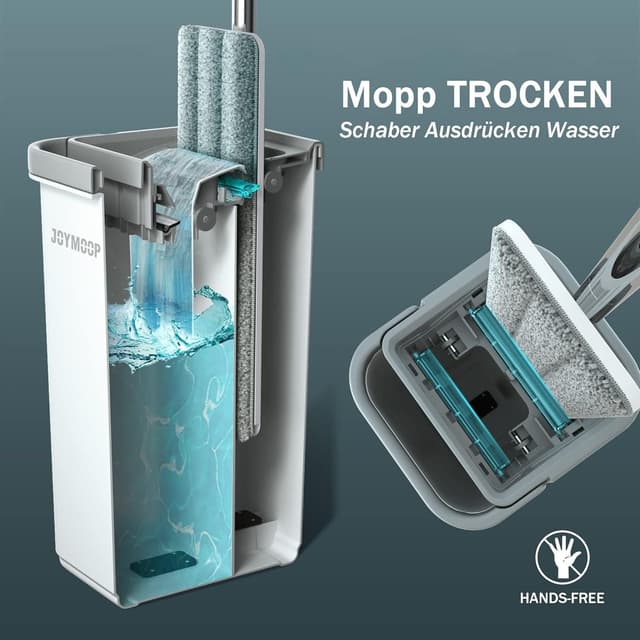 Thumbnail 1 de JOYMOOP Wischmopp und Eimer Set mit Pads