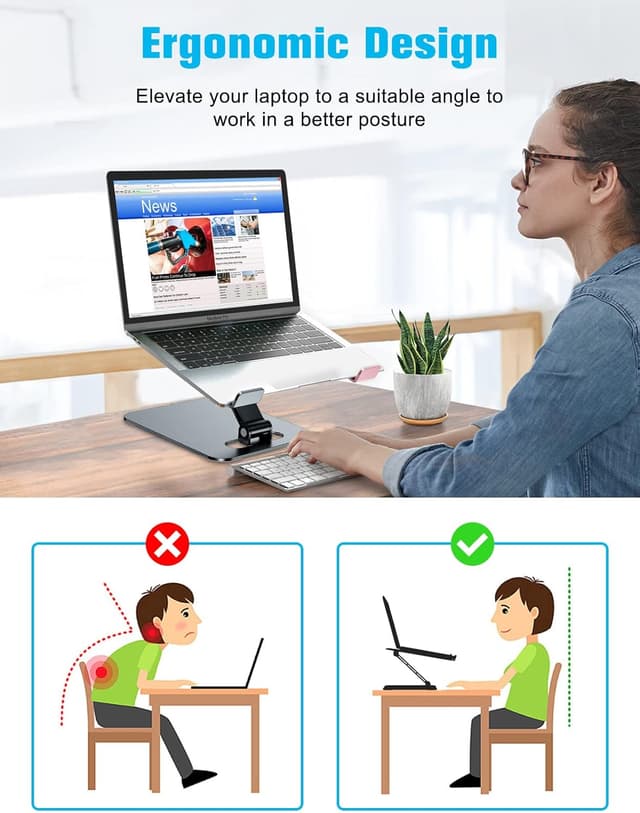 Detalle de Babacom Laptop Stand, ergonomic 4 kg