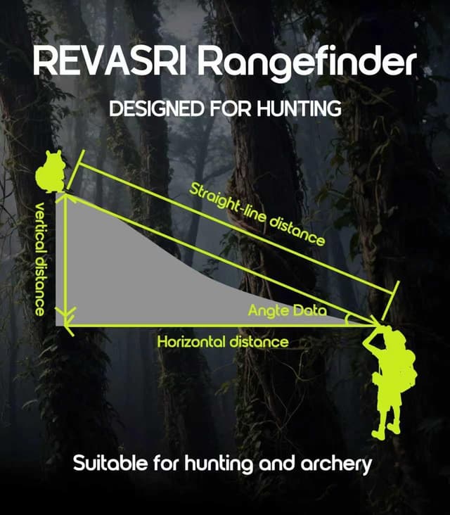 Detalle de REVASRI Telémetro de caza 1100 m