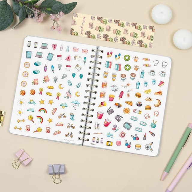 Thumbnail 5 de Finocam Agenda The Flower Journal 1 día página 2025-2026 Verde