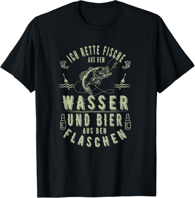 Detalle de Ich rette Fische T-Shirt