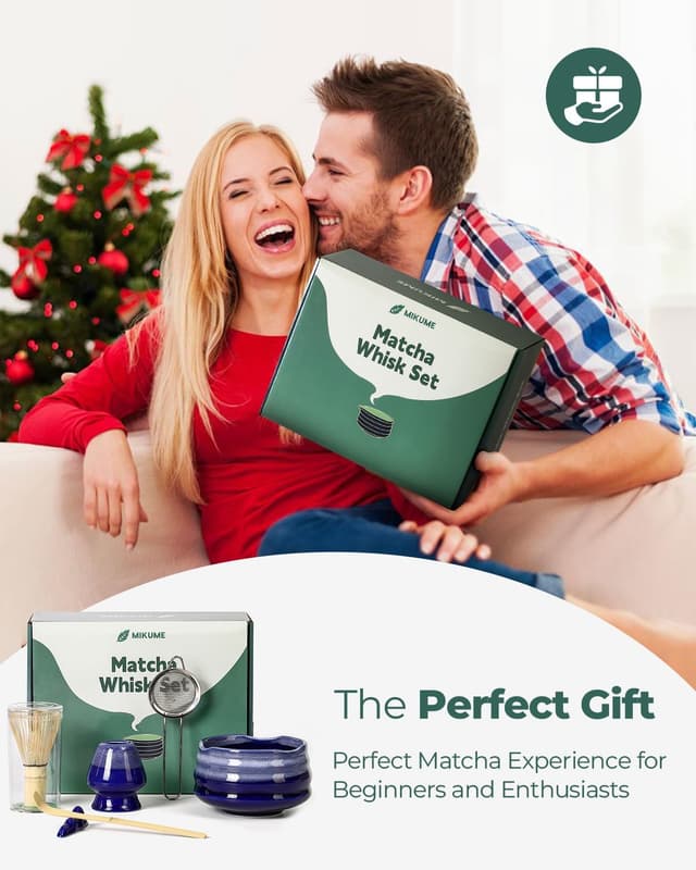 Thumbnail 6 de MIKUME Matcha Set (6-Piece) with Ceramic Bowl, Bamboo Chasen & Chashaku