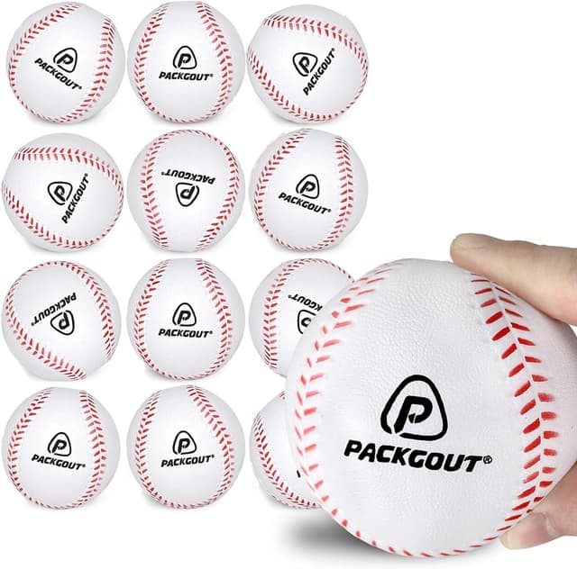 Detalle de PACKGOUT Soft Foam Baseballs for Kids & Teenagers (Practice & Replacement Balls)
