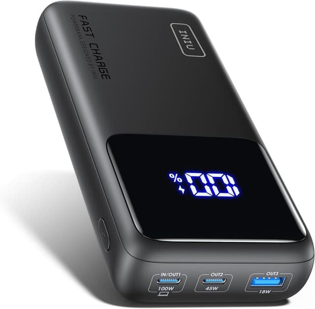 Detalle de INIU 100W 25,000mAh power bank for laptops