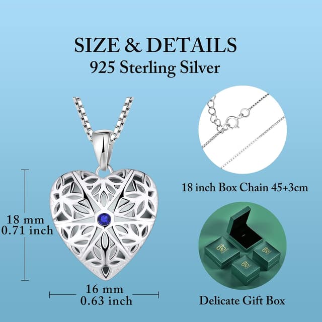 Detalle 2 de FJ Foto Medaillon Kette Damen aus 925 Sterling Silber – personalisierbarer Memory-Medaillon-Anhänger