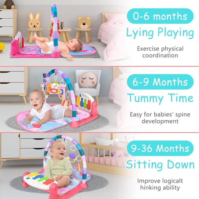 Thumbnail 5 de AOMIG Baby Play Mat Unicorn