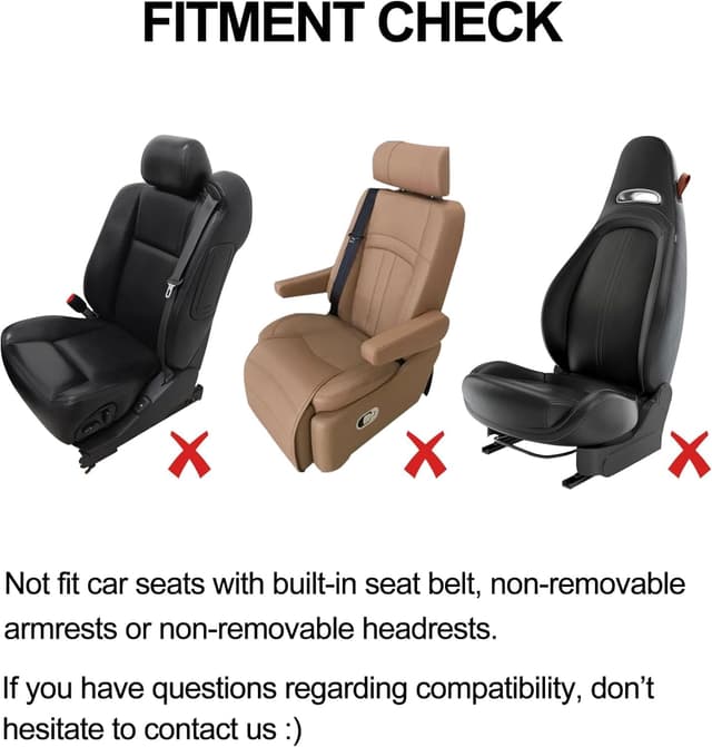 Thumbnail 6 de TOYOUN Fundas Asientos Coche Universal Delanteros Gris