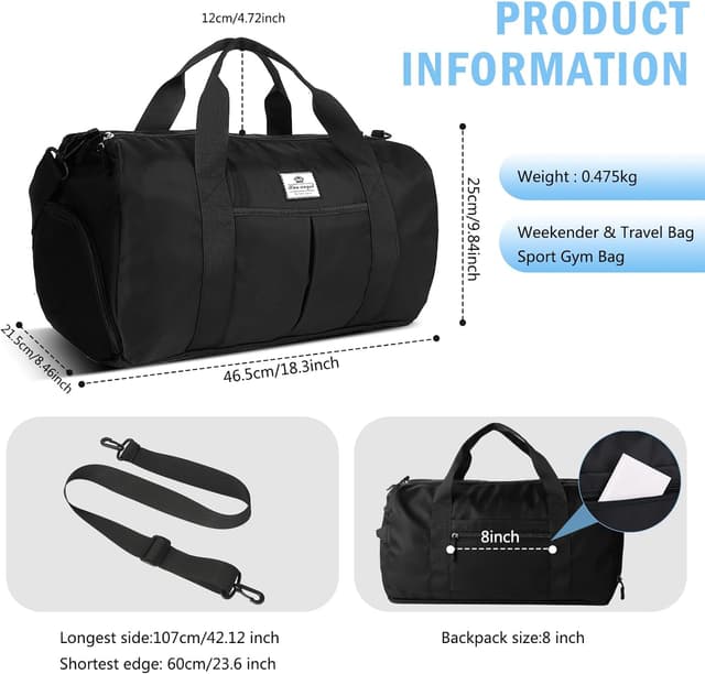 Thumbnail 6 de HUA ANGEL Sporttasche 25L Schuhfach