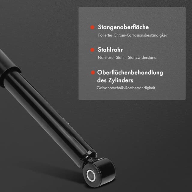 Detalle de Frankberg 2x Stoßdämpfer hinten links/rechts 438 mm Gasdruck für Twingo III & Fortwo Cabriolet (ersetzt u. a. 3438008, 562109948R)