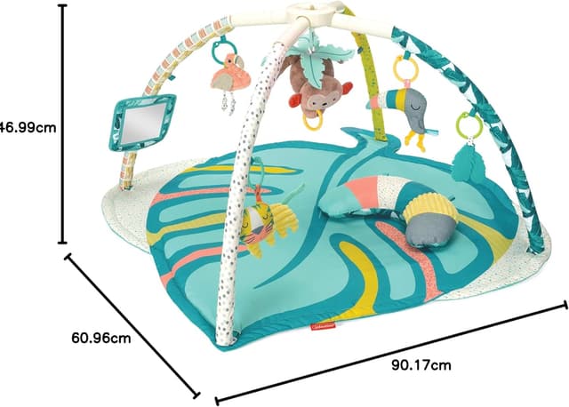 Thumbnail 6 de Infantino Tapis de Jeu 4‑en‑1 Grand Tropical