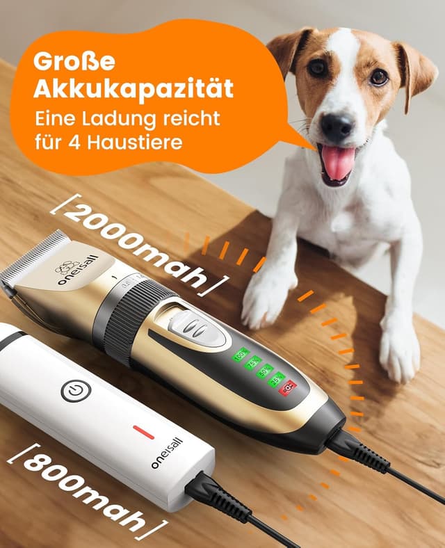 Thumbnail 4 de oneisall Hunde-Haarschneidemaschine 3‑in‑1