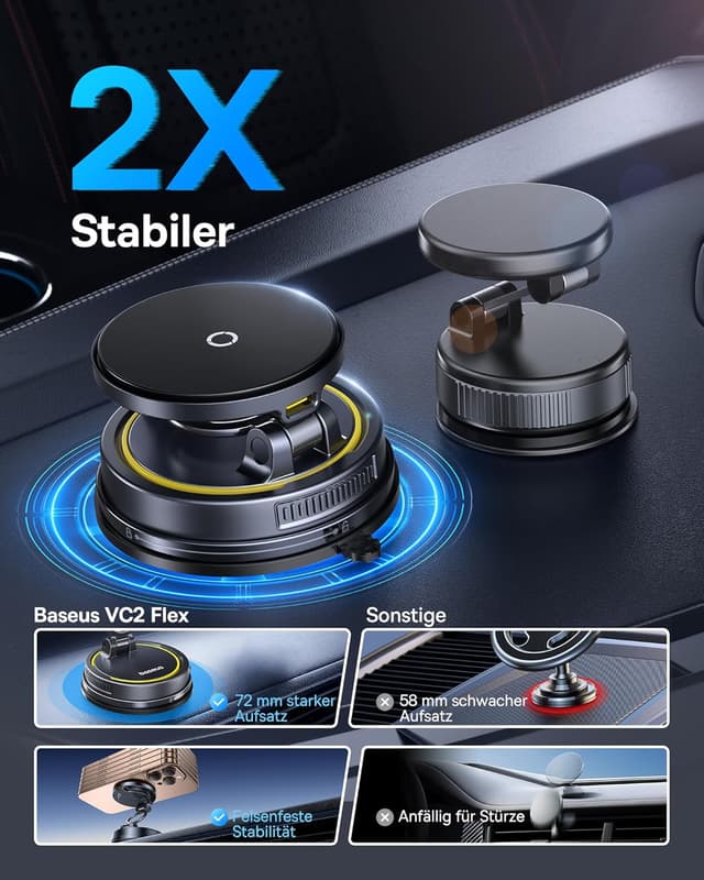 Thumbnail 4 de Baseus VC2 Flex Pro 15W Handyhalterung