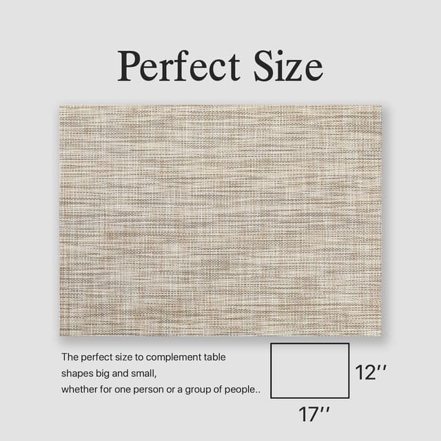 Thumbnail 5 de Onebento Placemats Set of 4 17x12 Caramel