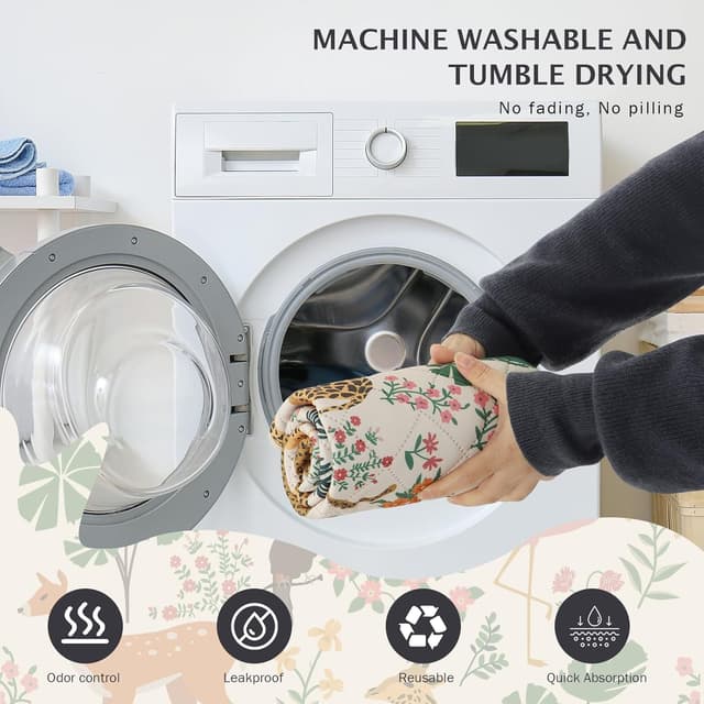 Thumbnail 5 de IEUUMLER Waschbare Urinunterlage 2er Set