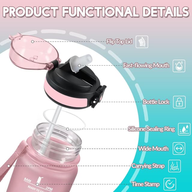 Thumbnail 1 de HoneyHolly Borraccia 1 Litro motivazionale