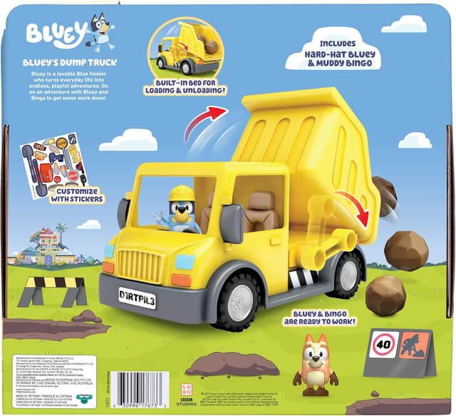 Detalle 2 de Bluey Dump Truck Toy Playset