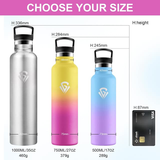 Thumbnail 4 de JAPORIA Gourde Inox 750ml Bouteille isotherme