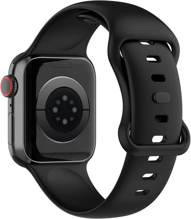 Detalle 2 de Panda Bobo Silicone Strap for Apple Watch Series 1–10 & SE (38mm–42mm) – Soft Waterproof Sport Band Replacement