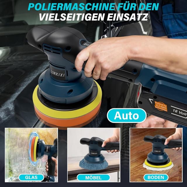 Thumbnail 6 de Bosch 18V Akkupoliermaschine 6 Zoll