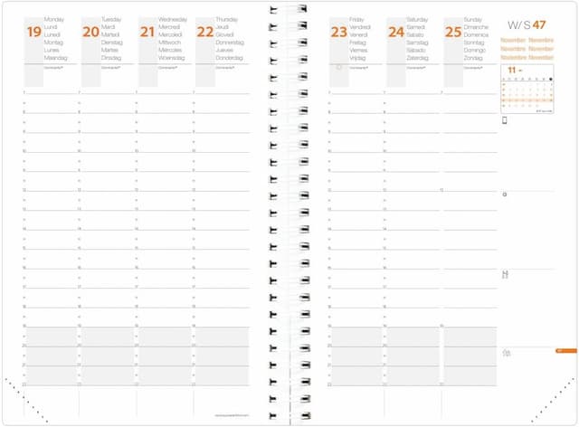 Detalle 2 de Quo Vadis 539123Q agenda settimanale 13 mesi