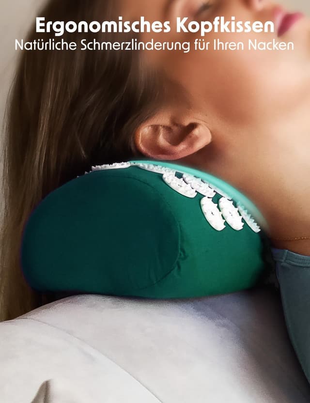 Detalle 2 de LifeGoods Akupressurmatte mit Kissen – Akkupressurmatte für Rücken, Nacken & Entspannung