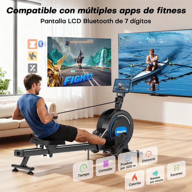 Thumbnail 2 de Máquina de Remo DMASUN 16/32 niveles 🚣