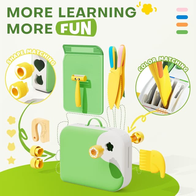 Thumbnail 5 de Yeeammk 13PCS toddler knife set for learning 🍴