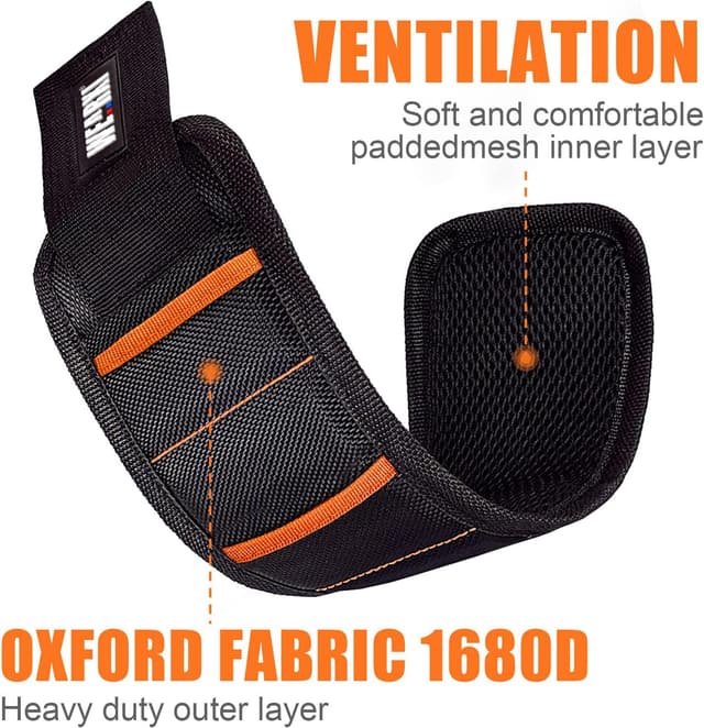 Detalle 2 de Magnetarmband Handwerker 15 Magnete für Männer