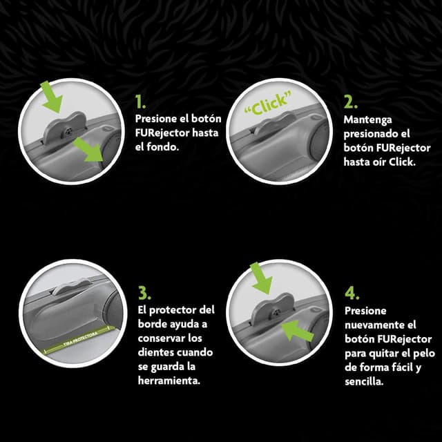 Thumbnail 6 de FURminator deShedding para perros grandes 🐶, Cepillo Talla L