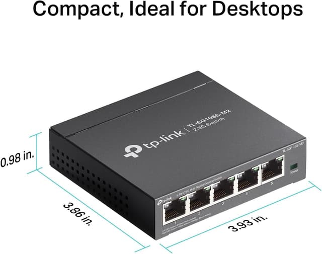 Detalle 2 de TP-Link TL-SG105S-M2 2.5G 5-Port Ethernet Switch