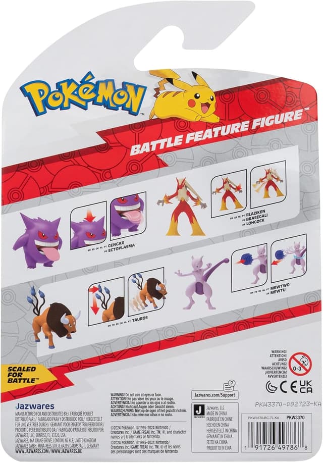 Thumbnail 1 de Mewtwo Battle Feature Figure 4.5-Inch