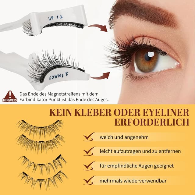 Thumbnail 4 de QUEWEL Magnetische Wimpern Set B06