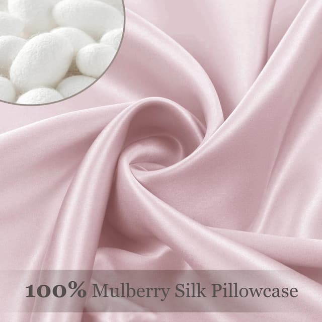 Detalle de Adubor Seidenkissenbezug 80x80 cm, 23 Momme