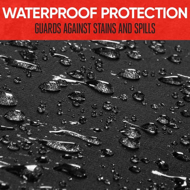 Detalle 2 de Motor Trend SpillGuard 2 Charcoal Gray Neoprene Seat Covers for Front Seats (Universal Fit)