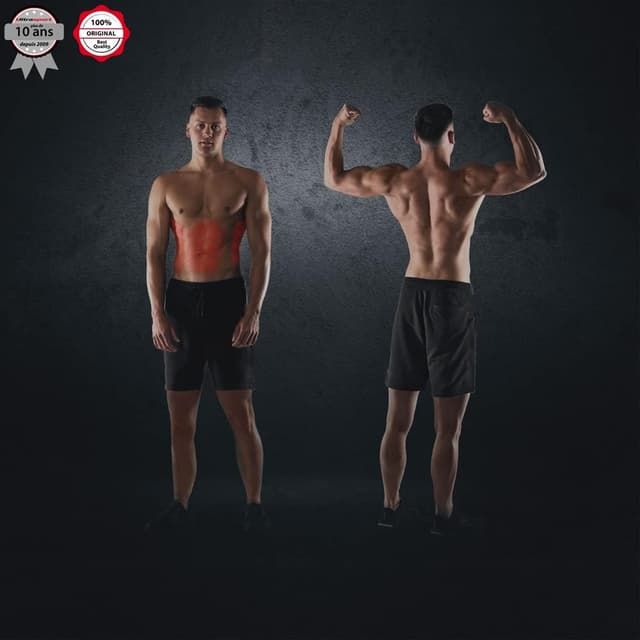 Thumbnail 6 de Ultrasport Premium Ab Trainer AB : ab roller compact pour abdominaux, avec tapis pour les genoux