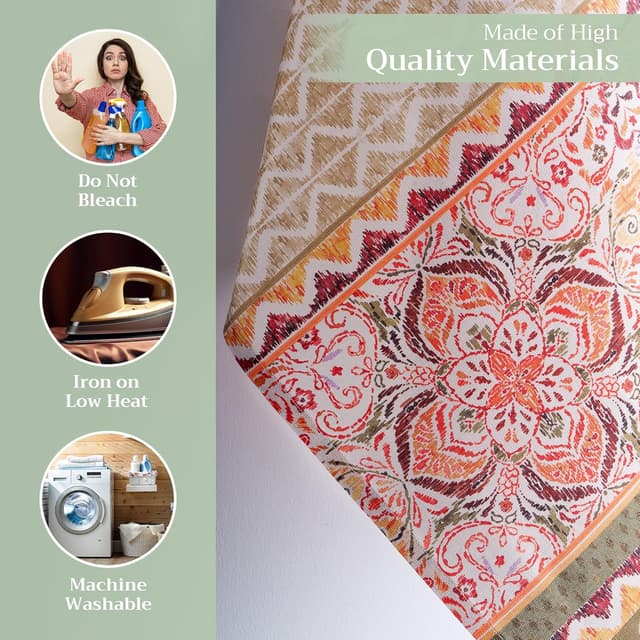 Detalle de Maison d’Hermine lot de 3 torchons de cuisine en coton 100% avec boucle de suspension