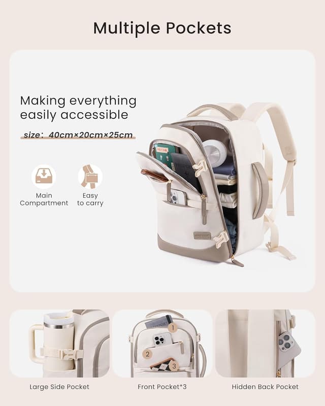 Thumbnail 4 de LOVEVOOK Cabin Bags 40x20x25 20L carry-on