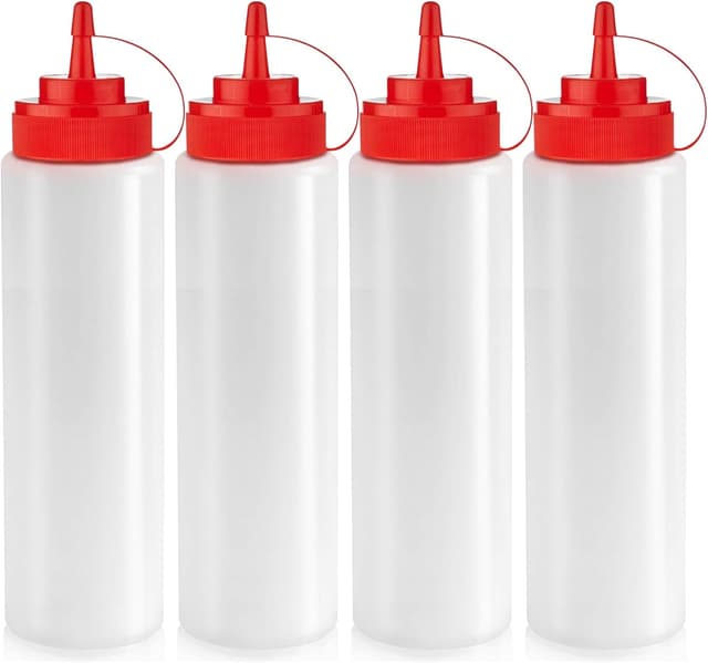 Detalle de Norcalway 12 oz Condiment Squeeze Bottles