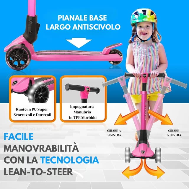Thumbnail 3 de Hurtle Monopattino a 3 ruote 50 kg 🛴