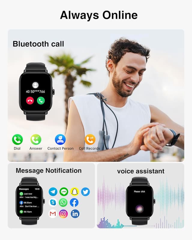 Detalle 2 de 1.85" Fitness Smart Watch with Calls