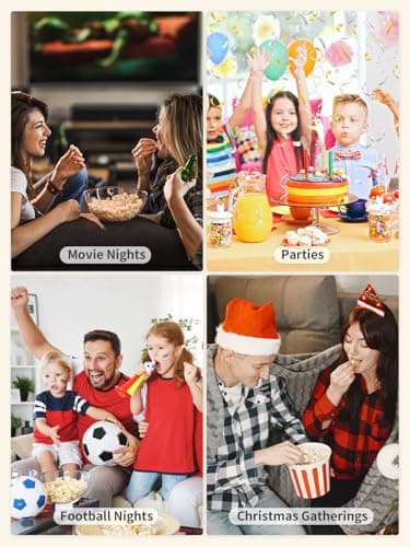 Thumbnail 4 de Máquina de palomitas 1200W sin aceite 🎥