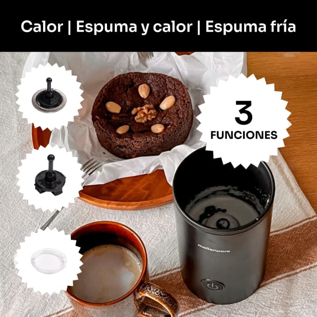 Thumbnail 3 de Mellerware FROTHY! White Espumador 3 funciones