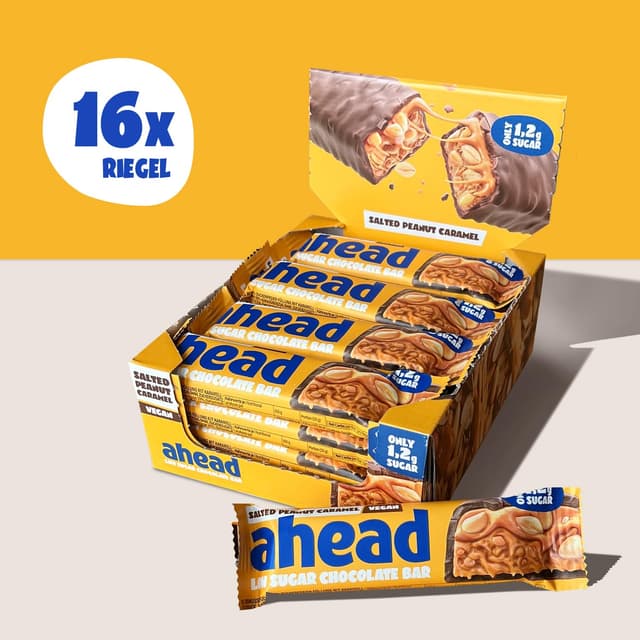 Thumbnail 3 de AHEAD Veganer Süßigkeiten Riegel 16 x 35g