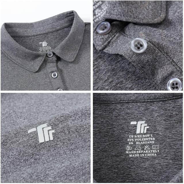 Detalle de YSENTO Damen Golf-Poloshirt Kurzarm – schnelltrocknend, atmungsaktiv & UPF 30+