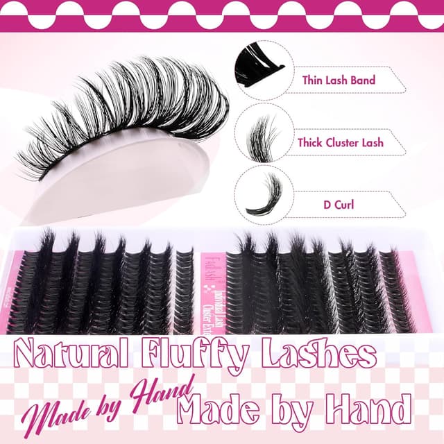 Detalle 2 de FADLASH Wimpern DIY 80D+100D 3D