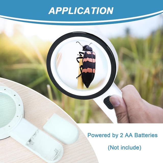 Thumbnail 3 de Nazano Ultra-Clear Magnifying Glass with Light