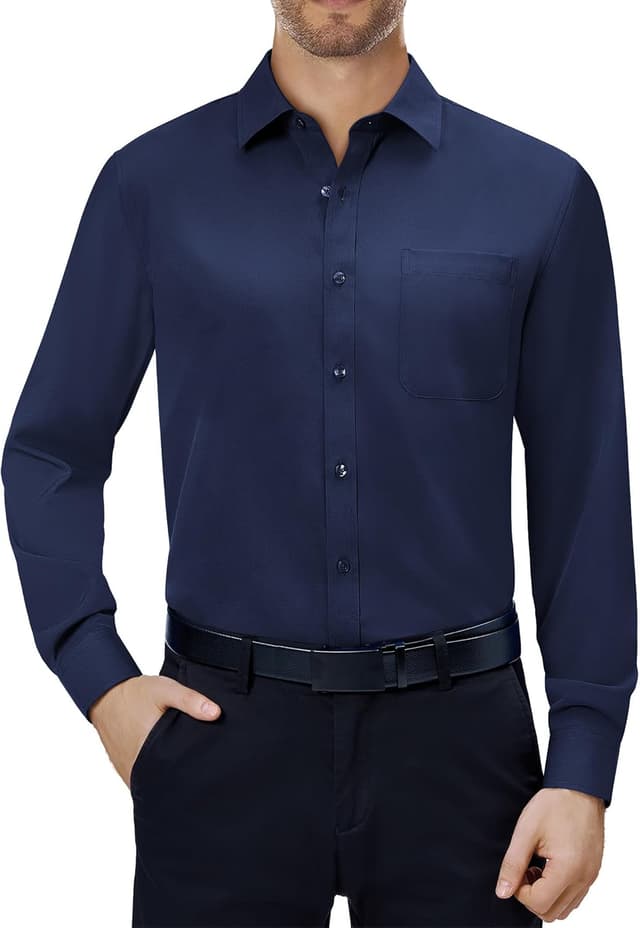 Detalle 1 de J.VER Hemd Herren Langarm Regular Fit 94% Tencel