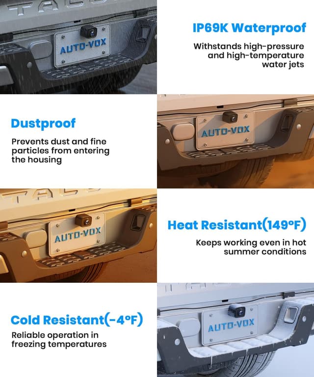 Thumbnail 6 de AUTO-VOX Wireless Backup Camera 5" Monitor