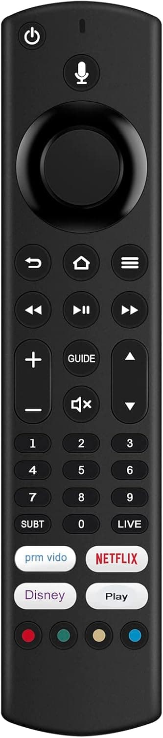 Detalle de VINABTY replacement voice remote control for Toshiba Full HD TVs (includes manual)